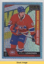 2016-17 O-Pee-Chee Platinum Ice Blue Traxx Artturi Lehkonen #186 READ 1hh