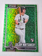 2026 Topps Easter Colson Montgomery RC Rookie Green Leaf Foil pwe