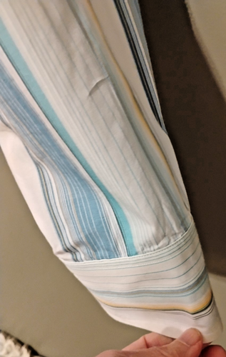 Tommy Bahama Mens XXL 100% PIMA COTTON Shirt Striped Nautical Casual Button Down - Picture 9 of 24