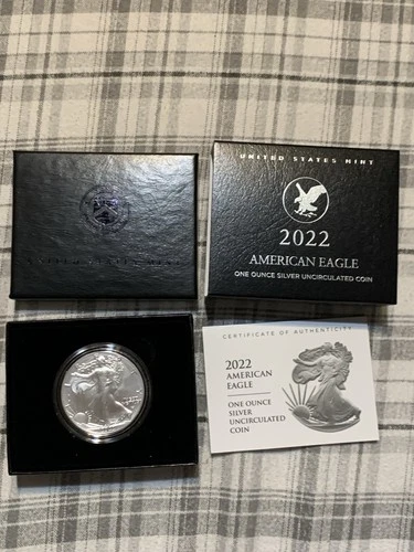 2022-W American Eagle 1 oz Silver Dollar Uncirculated Coin