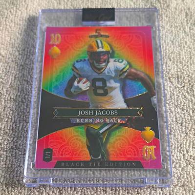 Wild Card Black Tie Edition 2026 Josh Jacobs Green Bay Packers #10 1/1