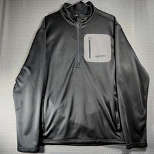 Habit Insulated Full Zip Jacket Mens XL Black Hunting Fishing Stand Up Collar