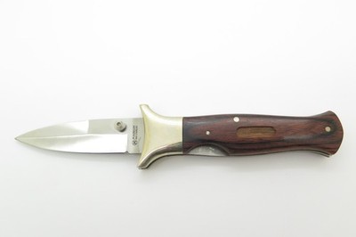Vintage Magnum Boker 440 Stainless Folding Boot Linerlock Pocket Knife (J-Z)