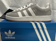 Adidas Campus 00s J Gray White Suede Gum Sole Sneakers Size 5.5 Women's NIB