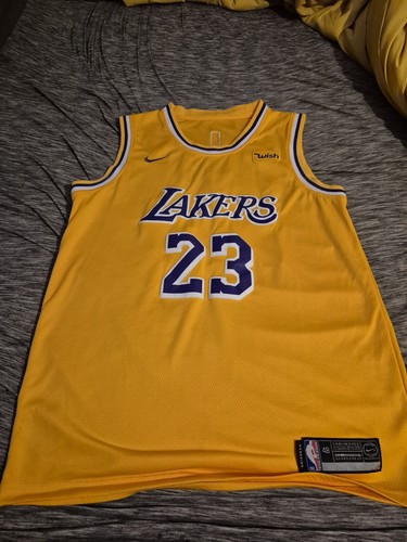 Nike NBA Los Angeles Lakers #23 Lebron James Basketball Jersey Mens Size 48