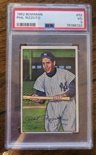 1952 Bowman Phil Rizzuto - #52 - PSA 3 (VG)