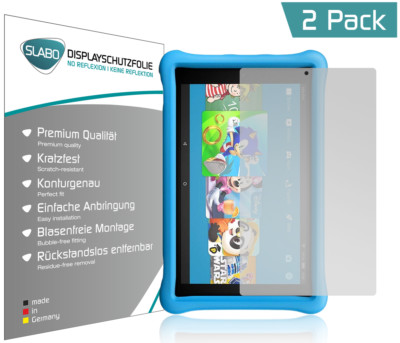 Slabo Displayschutzfolie Amazon Fire HD 10 Kids Edition 2019 | etc. 2er Set MATT