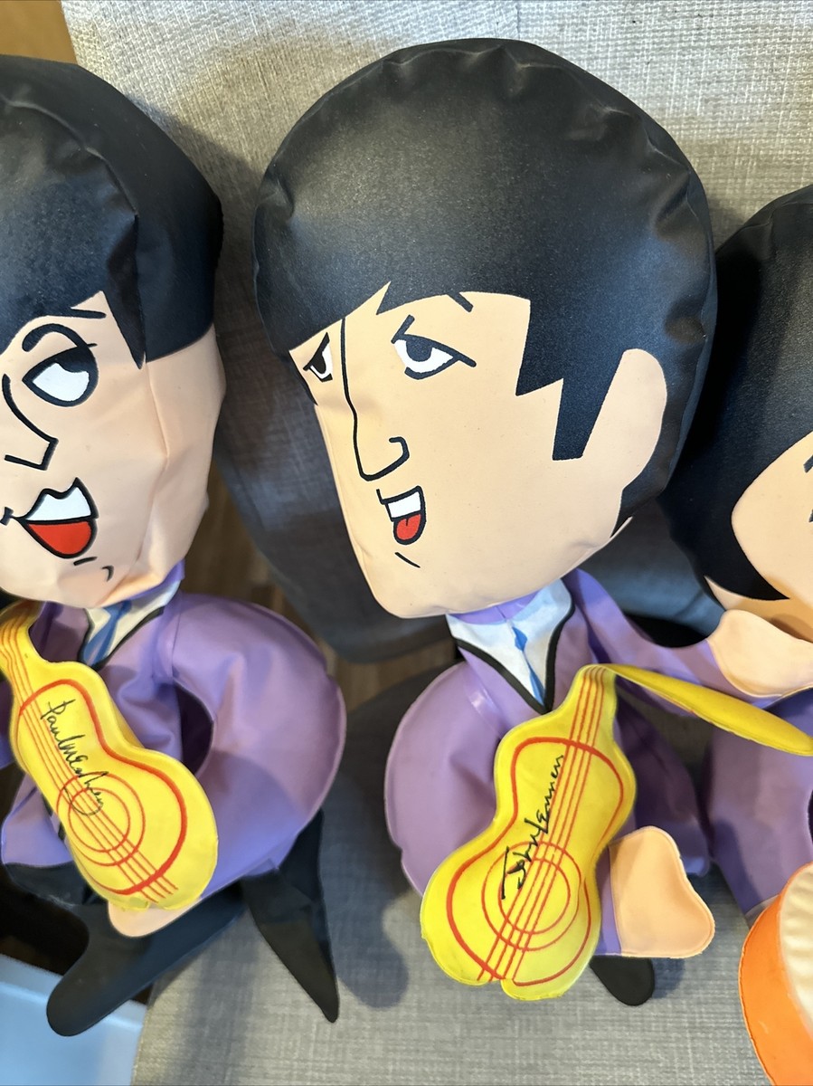 Full set of inflatable BEATLES dolls 1966 NEMS - Beautiful