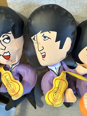 Full set of inflatable BEATLES dolls 1966 NEMS - Beautiful