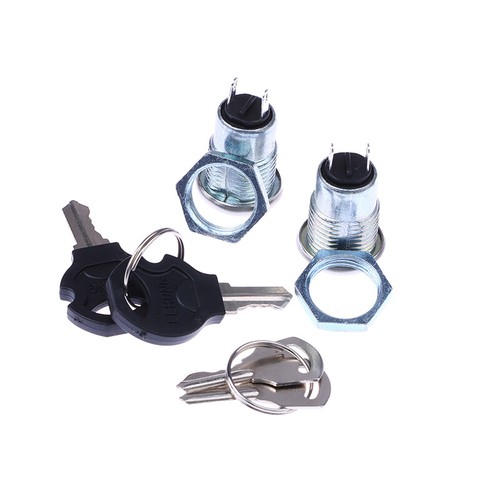 1 Set 12mm Stainless Steel Electronic Key Switch Phone Lock S1203 2PIN 2 Keys_Y - Zdjęcie 3 z 11
