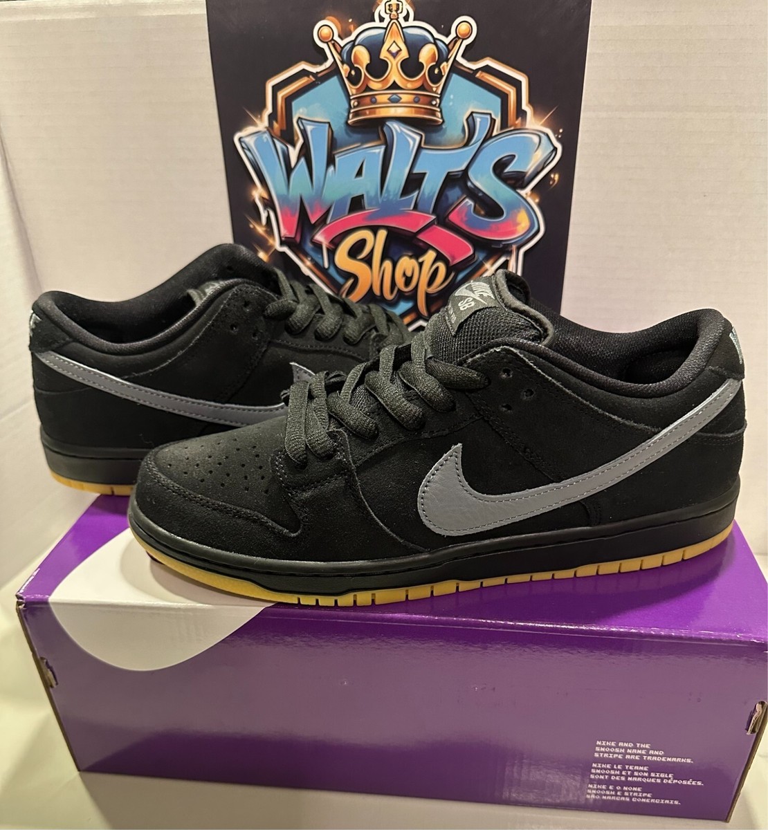 スケートボード NIKE SB DUNK LOW PRO 9.5 black fog Nike SB Dunk Low Pro Fog for Sale | Authenticity Guaranteed