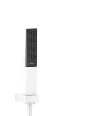 Hansgrohe Rainfinity Brausehalterset 100 mattweiß 1jet mit Brauseschlauch 125 cm