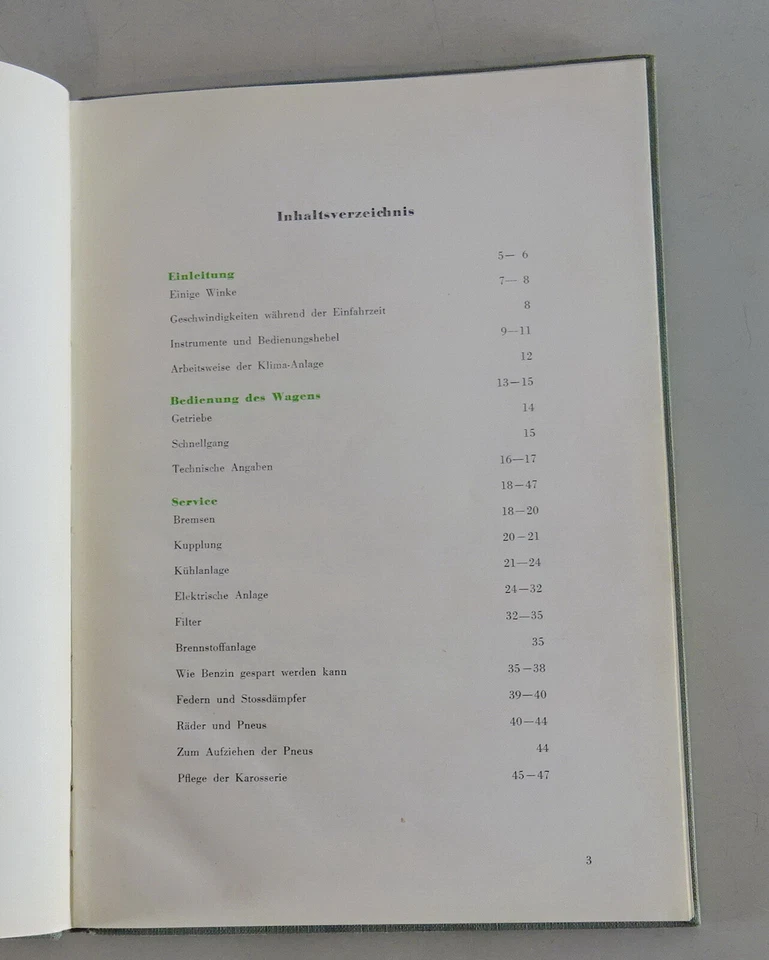 Istruzioni D'Uso Plymouth Cranbrook/Cambridge/Concord 1951 - 1954 Tedesco - Immagine 2 di 4
