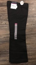 FRENCH TOAST Girl's Black School Uniform Pants Size 6 XS SLIM