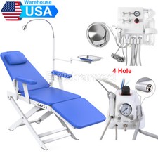 Portable Dental Turbine Unit Weak Suction Work with Air Compressor 4Hole/Chair