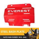 <!--F#f_0-->Bash Plate 3mm Powder Coated Red suit Ford Everest 2015 - 2022 Sump Guard<!--F/-->