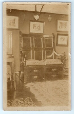 POSTKARTE RPPC GROSSER FLURSITZ - EICHE SCHUBLADEN - UNBEKANNTER STANDORT - K LTD
