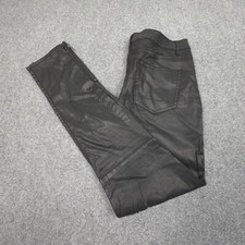 Country road pants Womens 8 Black Lyocell Lightweight ankle zip casual Size 8