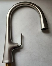 Kohler K-22062-VS Graze 1.5 GPM Single Hole Pull Down Kitchen Faucet, Stainless