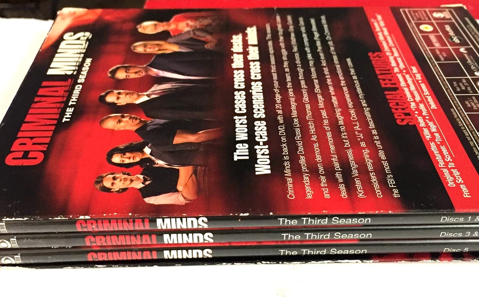 Criminal Minds Season 3 DVD Ships Same Day With Tracking Foto 2 de 3
