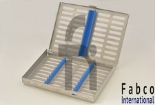 10 GERMAN DENTAL AUTOCLAVE STERILIZATION CASSETTE RACK BOX TRAY 10 INSTRUMENT