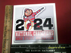 EXUC,(NEVER USED) OHIO STATE BUCKEYES ,2024 Championship Decal ,(  LARGER ) — photo 3