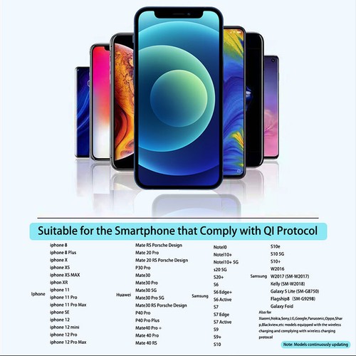 Car Wireless Charger Phone Pad Fast Charging For Hyundai Santa Fe 2013-2017 - Picture 9 of 12