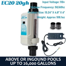 Pool Salt Chlorination System With Flow Switch,Titanium Salt Cell Up to 26K Gal