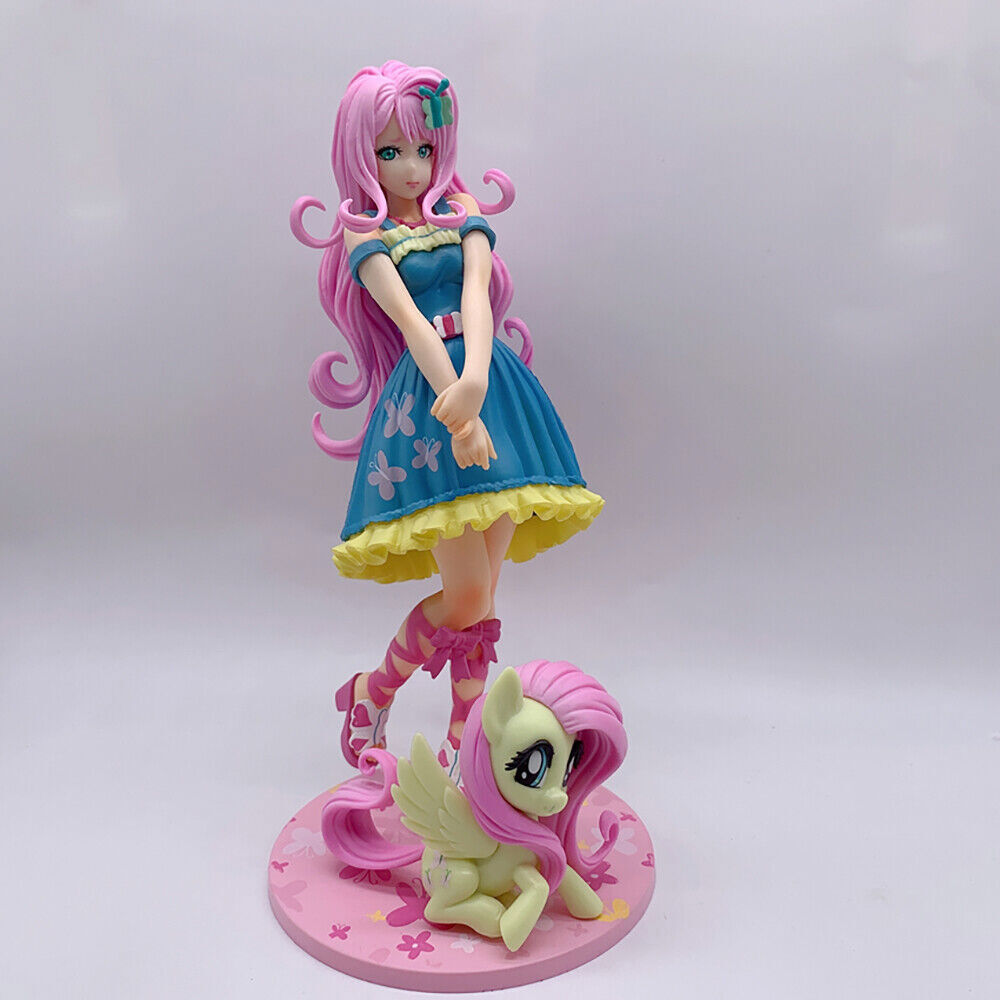 My Little Pony Fluttershy Pie Bishoujo Statue Multicolor PVC Action Figure  Toys