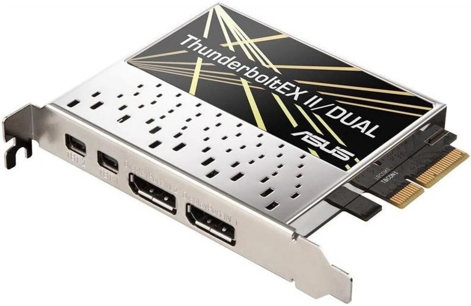 ASUS ThunderboltEX II Dual Expansion Card - Thunderbolt 2 PCIE 2.0 x4 - image 1 of 1