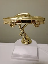 Car Show award trophy, '57 Chevy figure, includes engraving, about 5.5" tall