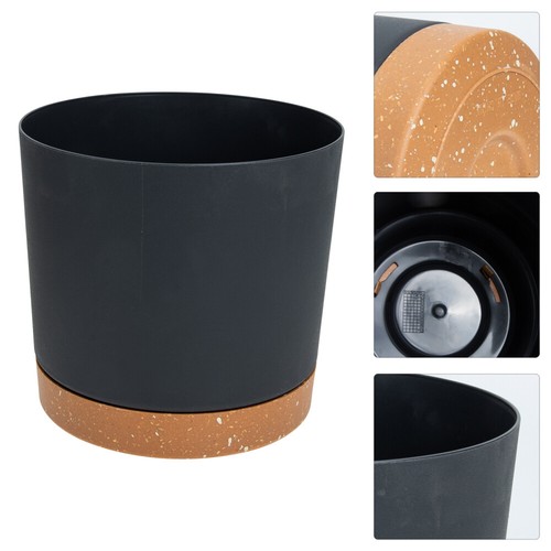 2 Pcs Plastic Plant Nursery Pots Flower for Indoor Plants Round Planter