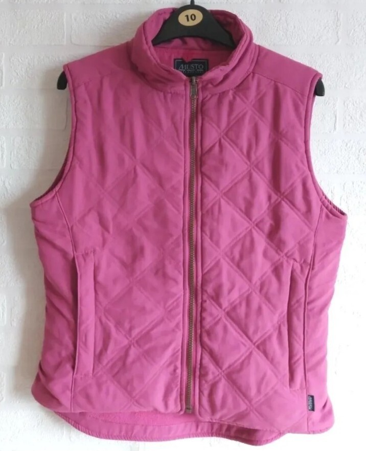 MUSTO Women's UK 10 Sleeveless Fully Lined Zip Up Bodywarmer Performance Gilet