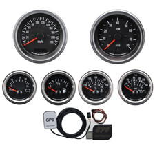 Motor Meter Racing Vd 6 Gauge Set Gps Speedometer Kmh C Bar White Led 85mm 52mm Motor Meter Racing Vd 6 Gauge Set Gps Speedometer Kmh C Bar White Led 85mm 52mm