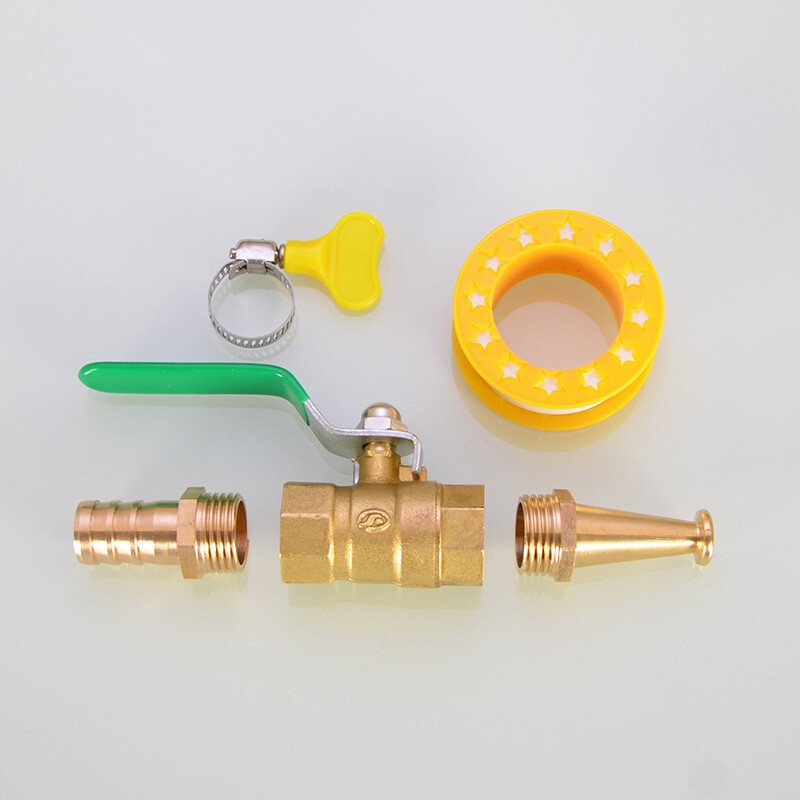 Messing-Schlauchdüse 3er Set – Verstellbar, 360° Drehbar, Für Gartenschlauch 1,9 Cm, Hochdruck-Reinigung