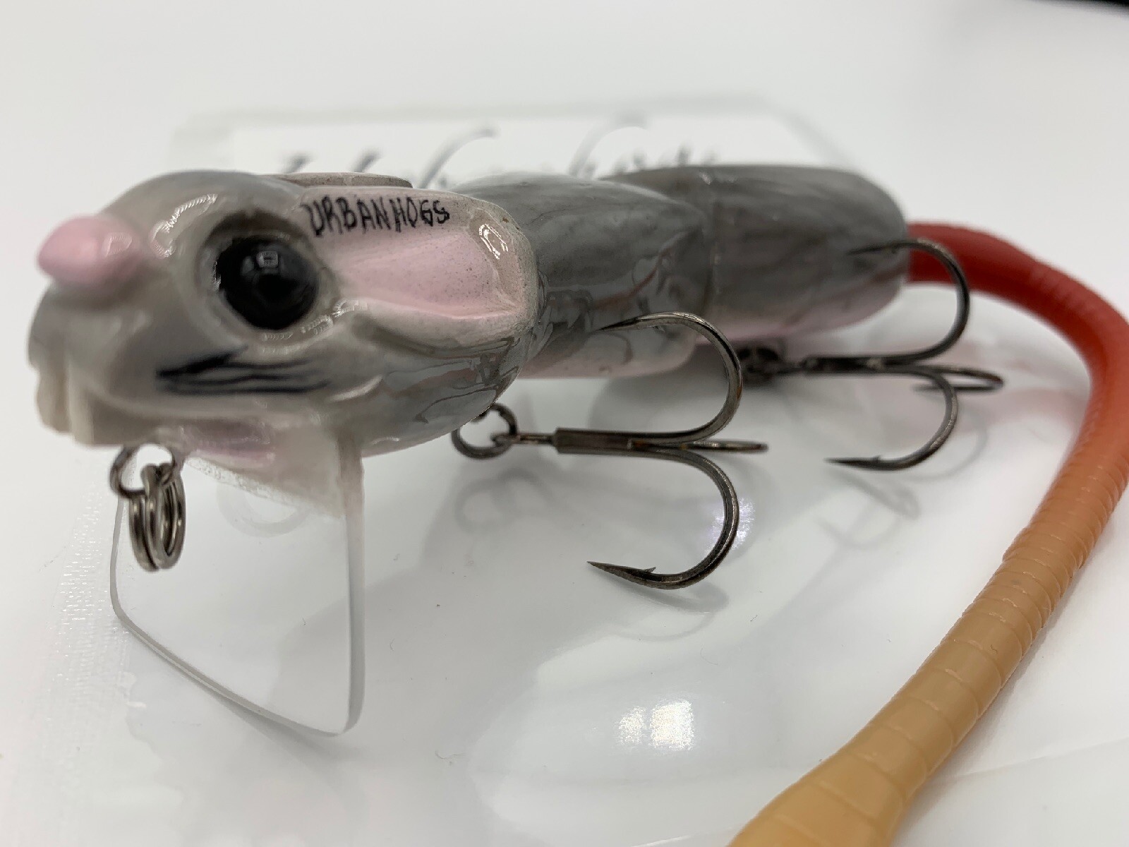 Swimbait Rat Topwater Rat Wakebait  Floating Jointed  Custom Rat By Urbanhogs - Image 5