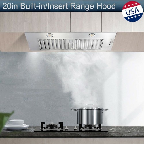 20 inch range hood stainless steel