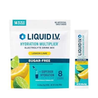Liquid I.V.  Hydration Multiplier Sugar-Free - Lemon  Assorted Flavor Names 