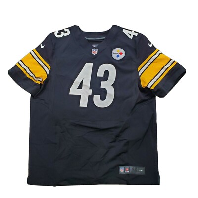 NIKE ELITE TROY POLAMALU STEELERS JERSEY AUTHENTIC 468904-012