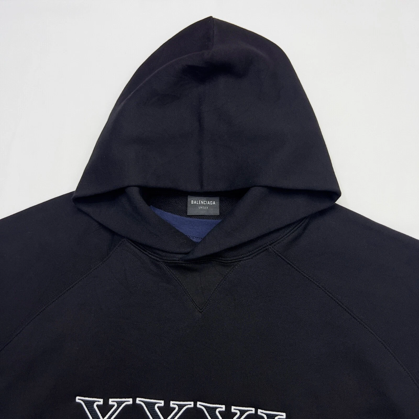 T shirt con cappuccio Balenciaga AW22 Snowstorm XXXL Runway a strati taglia 1