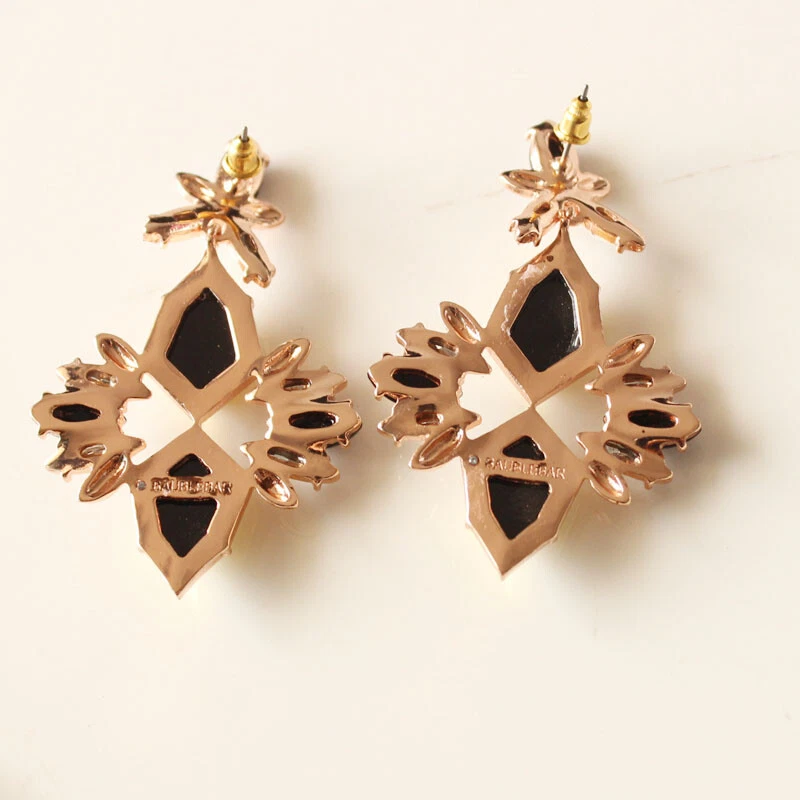 Nuevos pendientes colgantes florales con barra de chuchería mejor regalo moda mujeres fiesta joyería Foto 2 de 4