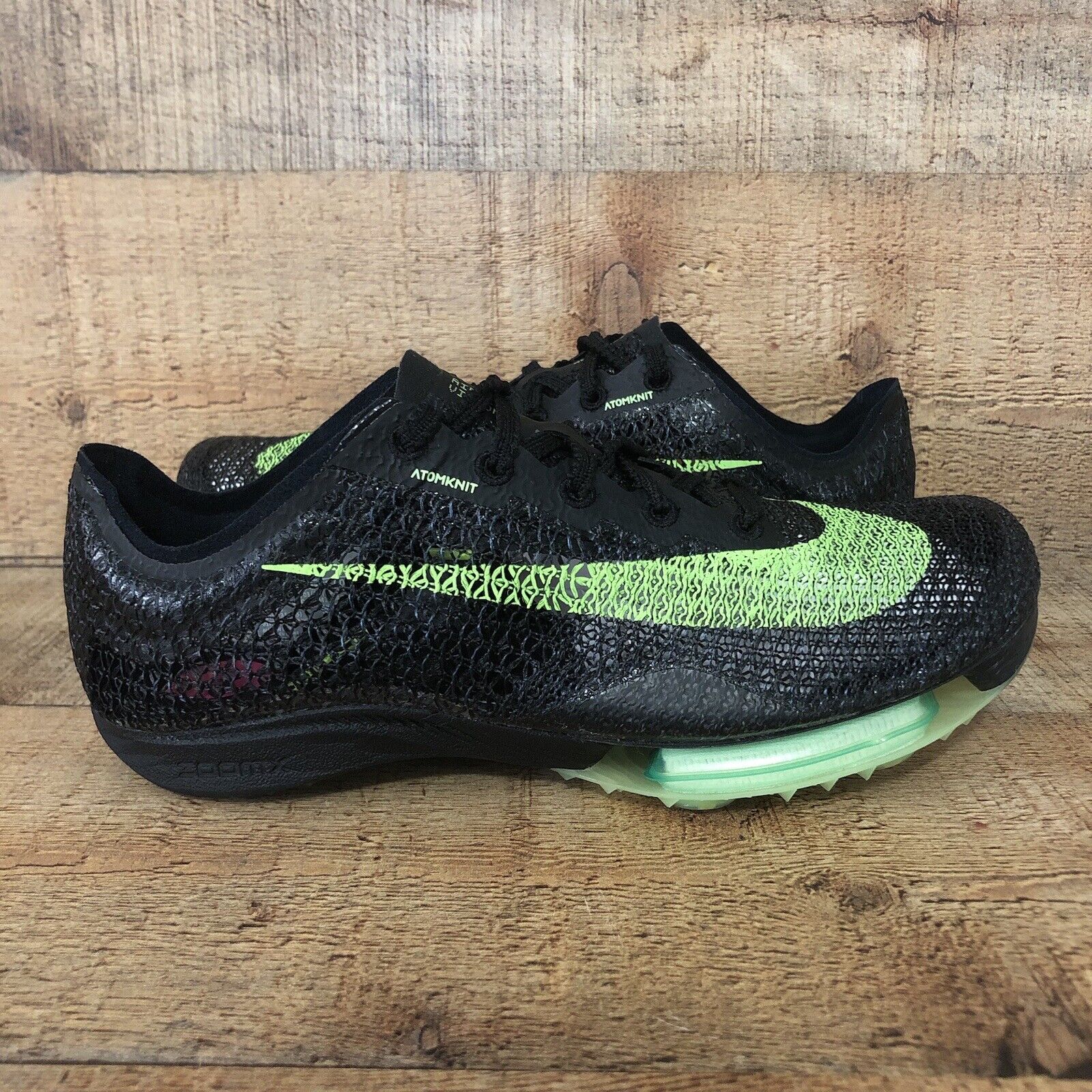 eliminar Temeridad Frank Worthley Nike Air Zoom Victory Track Spike Sprint Lime Blast Black Women's 6 Men  Size 4.5 | eBay