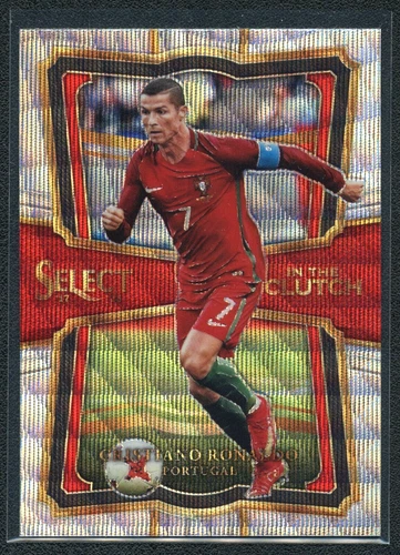 Cristiano Ronaldo 2017 Panini Select In the Clutch Insert Soccer Card #IC-2
