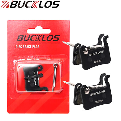 BUCKLOS BRP-02 Black Disc Brake pad Resin for Shimano M06 A01S Mountain  Bike UK