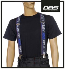 NUOVO HEAVY DUTY MOTO CLIP ON RIDER BRECES ADVENTURE TOURING MOTO BLU