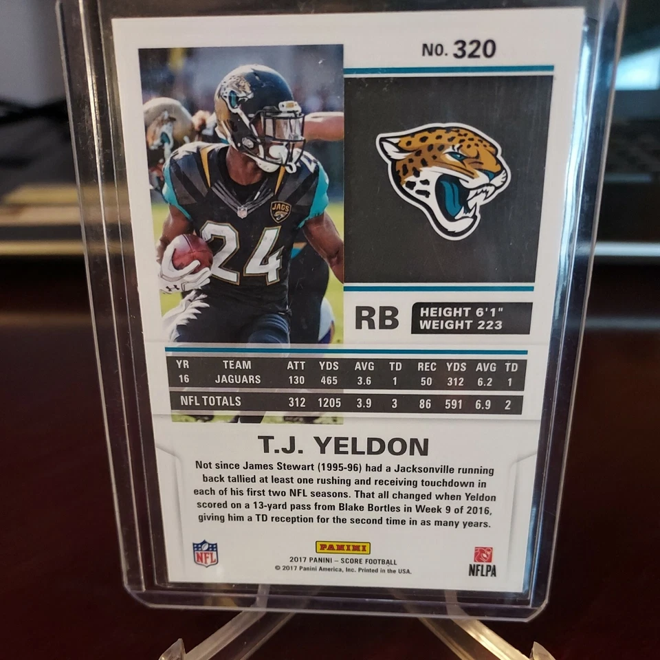 2017 Score Red Zone #20/20 TJ Yeldon #320 - Image 3 of 3