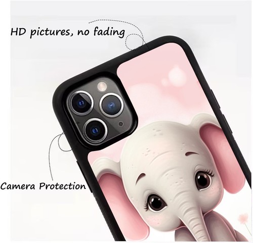textured Cute tribal elephant TPU Cover For Apple iPhone For Samsung - Picture 13 of 25