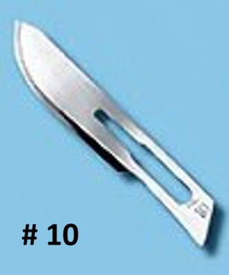 100 Scalpel Blades Surgical Dental ENT Instruments Hobby Crafts Derma planning 