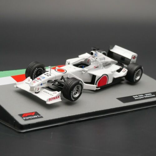 ixo 1:43 F1 Cars BAR 002 2000 Jacques Villeneuve Diecast Car Metal Toy Model
