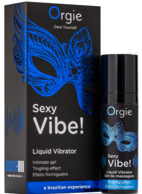 ORGIE Sexy Vibe! Liquid Vibrator Flüssiges Intimgel mit Vibrationseffekt 15 ml